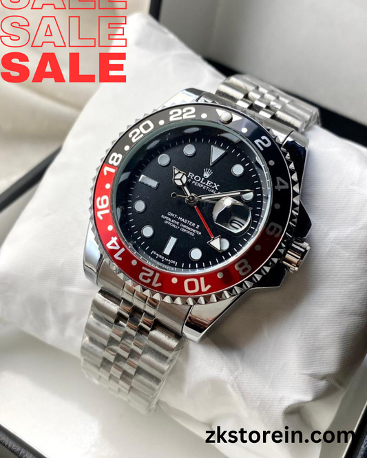 GMT RLX TWO TONE BLACK & RED